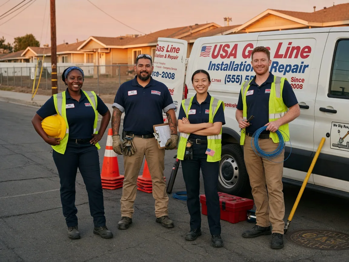Gas Line Installation company in Hampton, IL